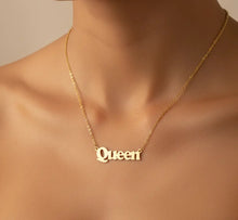 Load image into Gallery viewer, Queen Gold Necklace