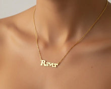 Load image into Gallery viewer, Raver Gold Necklace
