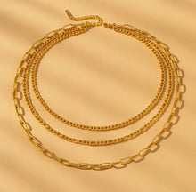 Load image into Gallery viewer, Gold Layered Chains Necklaces