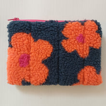 Load image into Gallery viewer, Coin Card Purse Orange Floral