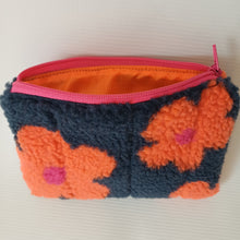 Load image into Gallery viewer, Coin Card Purse Orange Floral