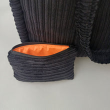 Load image into Gallery viewer, Mara Weekender Bag Black Jumbo Corduroy