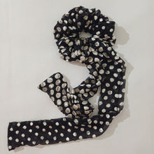 Load image into Gallery viewer, French Vintage Scrunchie Removable Tie / Skinny Scarf