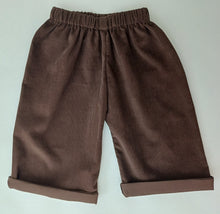 Load image into Gallery viewer, Kiddies Wide Leg Brown Trousers