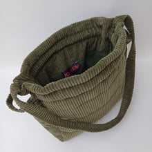 Load image into Gallery viewer, EMMA Bag Small Olive Green Corduroy