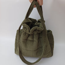 Load image into Gallery viewer, EMMA Bag Small Olive Green Corduroy