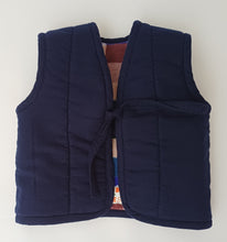 Load image into Gallery viewer, Kiddies Reversible Gilets Checkered Fleece