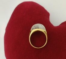 Load image into Gallery viewer, Jade Gemstone Gold Ring