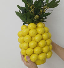 Load image into Gallery viewer, Ceramic Large Multi Lemon Vase.