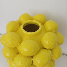 Load image into Gallery viewer, Ceramic Large Multi Lemon Vase.