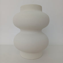 Load image into Gallery viewer, Double White Ceramic Vase