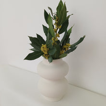 Load image into Gallery viewer, Double White Ceramic Vase