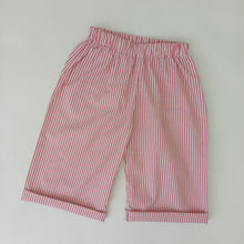 Load image into Gallery viewer, Kiddies Wide Leg Trousers Red Stripe