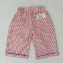 Load image into Gallery viewer, Kiddies Wide Leg Trousers Red Stripe