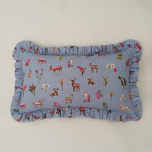 Load image into Gallery viewer, Vintage Fauna Flora Frilled Cushion