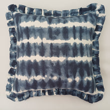 Load image into Gallery viewer, Tie Dye Frilled Cushion.