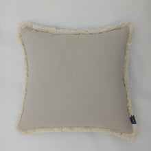 Load image into Gallery viewer, Aztec Fringe Cotton Cushion.
