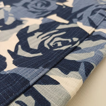 Load image into Gallery viewer, Blue Rose Cotton Slab XL Shopper Bag