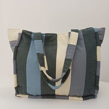 Load image into Gallery viewer, Mara Weekender Bag Striped Blue