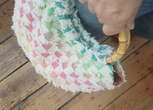 Load image into Gallery viewer, Round Bamboo Handle Boho Bag
