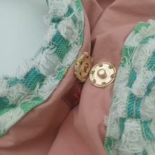 Load image into Gallery viewer, Round Bamboo Handle Boho Bag