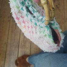 Load image into Gallery viewer, Round Bamboo Handle Boho Bag