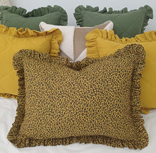 Load image into Gallery viewer, Leopard Print Oblong Cushion
