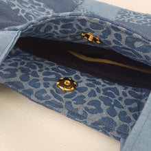 Load image into Gallery viewer, Dark Denim Patched Quilted Mara Bag