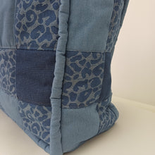 Load image into Gallery viewer, Faded Denim Patched Quilted Mara Bag