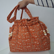 Load image into Gallery viewer, Large Emma Bag Orange Boho