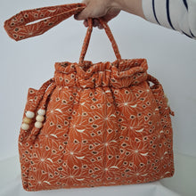 Load image into Gallery viewer, Large Emma Boho Orange Shoulder Bag