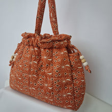Load image into Gallery viewer, Large Emma Bag Orange Boho