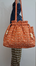 Load image into Gallery viewer, Large Emma Boho Orange Shoulder Bag