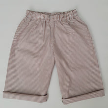 Load image into Gallery viewer, Kiddies Wide Leg Trousers Brown Stripe 2 - 4 years