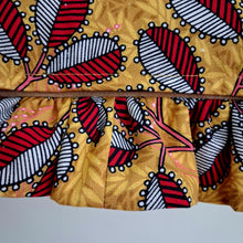 Load image into Gallery viewer, Colourful Graphic Nature Inspired Frilled Cushion