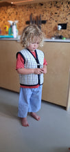Load image into Gallery viewer, Kids Wide Leg Trousers Woven Cotton Blue Stripe 3- 5 years