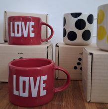 Load image into Gallery viewer, Red Love Ceramic Mug