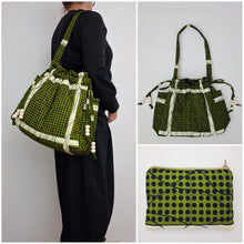 Load image into Gallery viewer, Large Emma Boho Shoulder Bag Olive