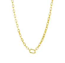 Load image into Gallery viewer, Small Link Gold Base Chain Necklace